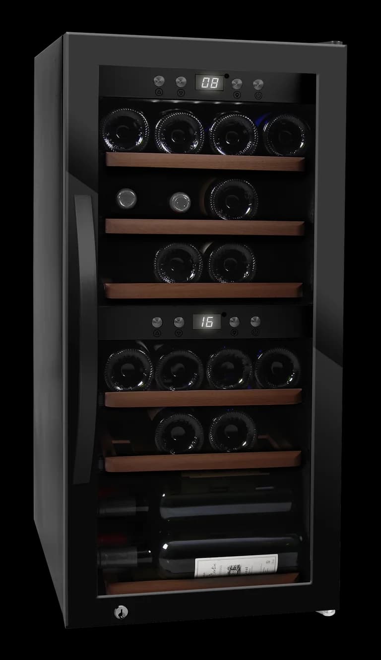 Fristående vinkyl - WineExpert 24 - Svart - mQuvée
