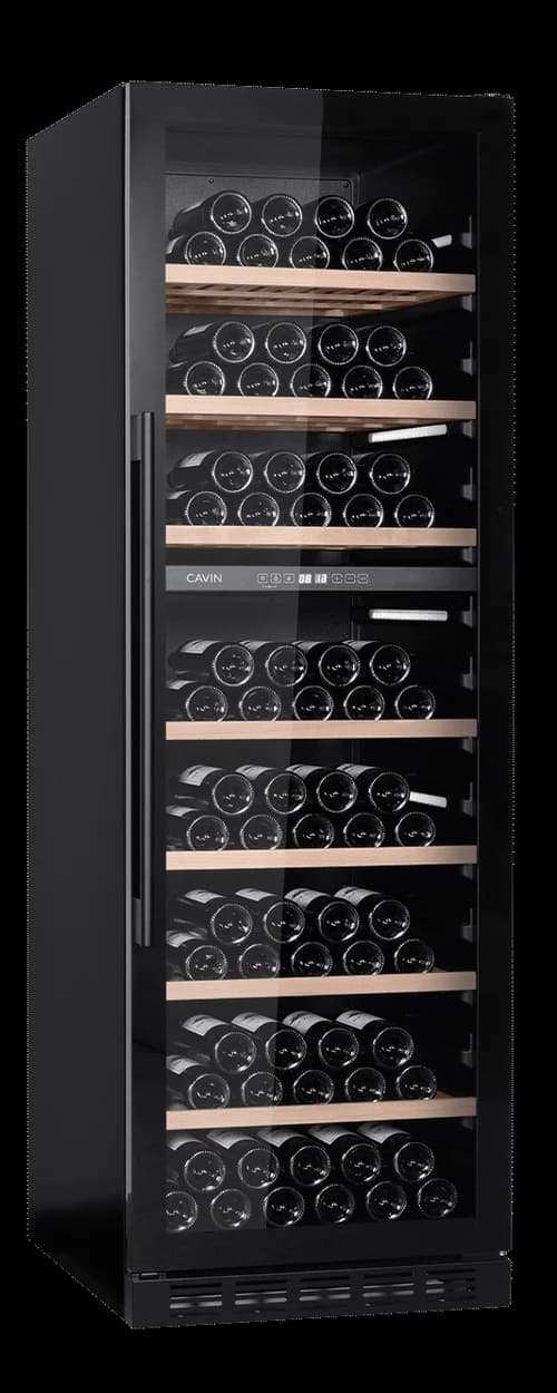 Inbyggbar vinkyl - Arctic Collection 151D Fullglass black - Cavin