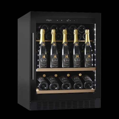 Inbyggbar champagnekyl - WineCave 700 60S Anthracite Black - mQuvée Inbyggbar champagnekyl - WineCave 700 60S Anthracite Black - mQuvée